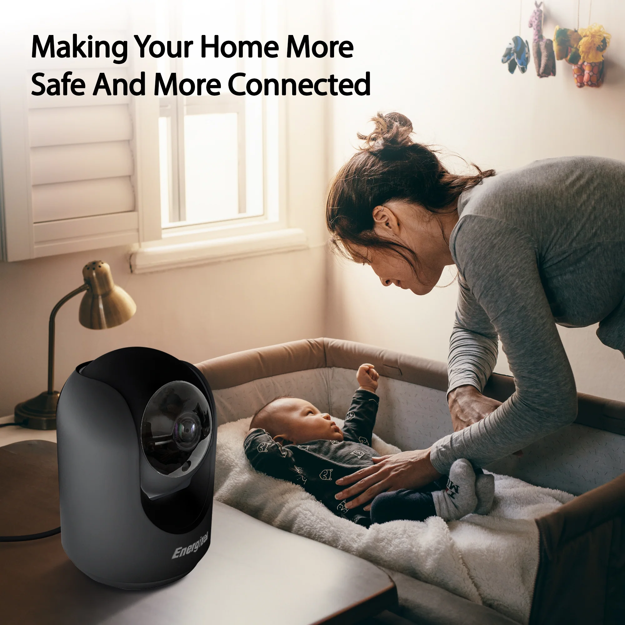 Smart Wi-Fi 1080P Full HD Indoor P/T Security Camera with Motion Tracking - Image 8