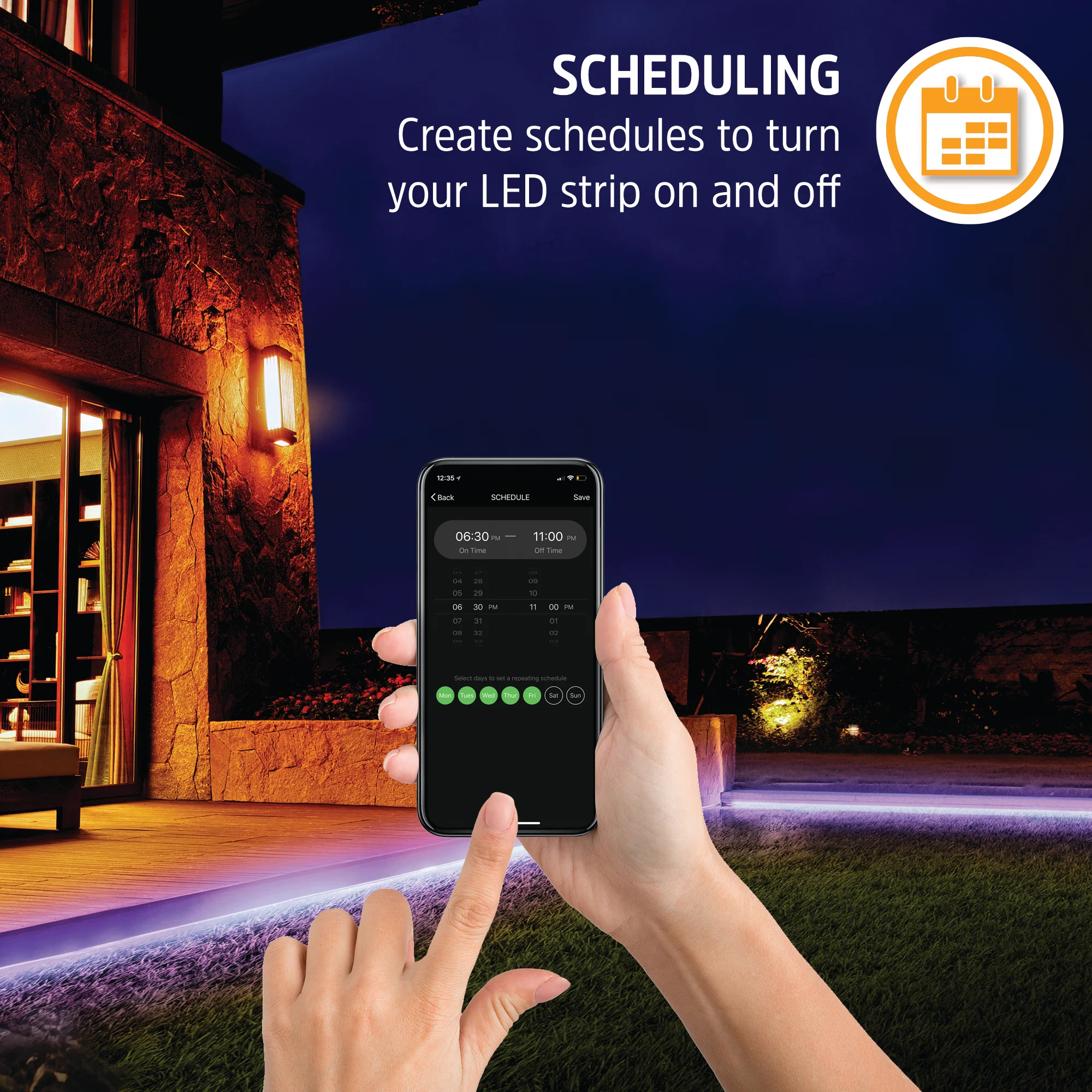 2pk 10ft Neon Dimmable Multicolor Flexible LED Strips - Image 4