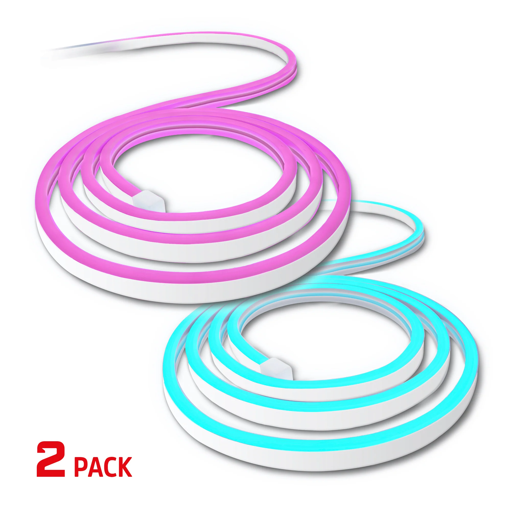 2pk 10ft Neon Dimmable Multicolor Flexible LED Strips - Image 5
