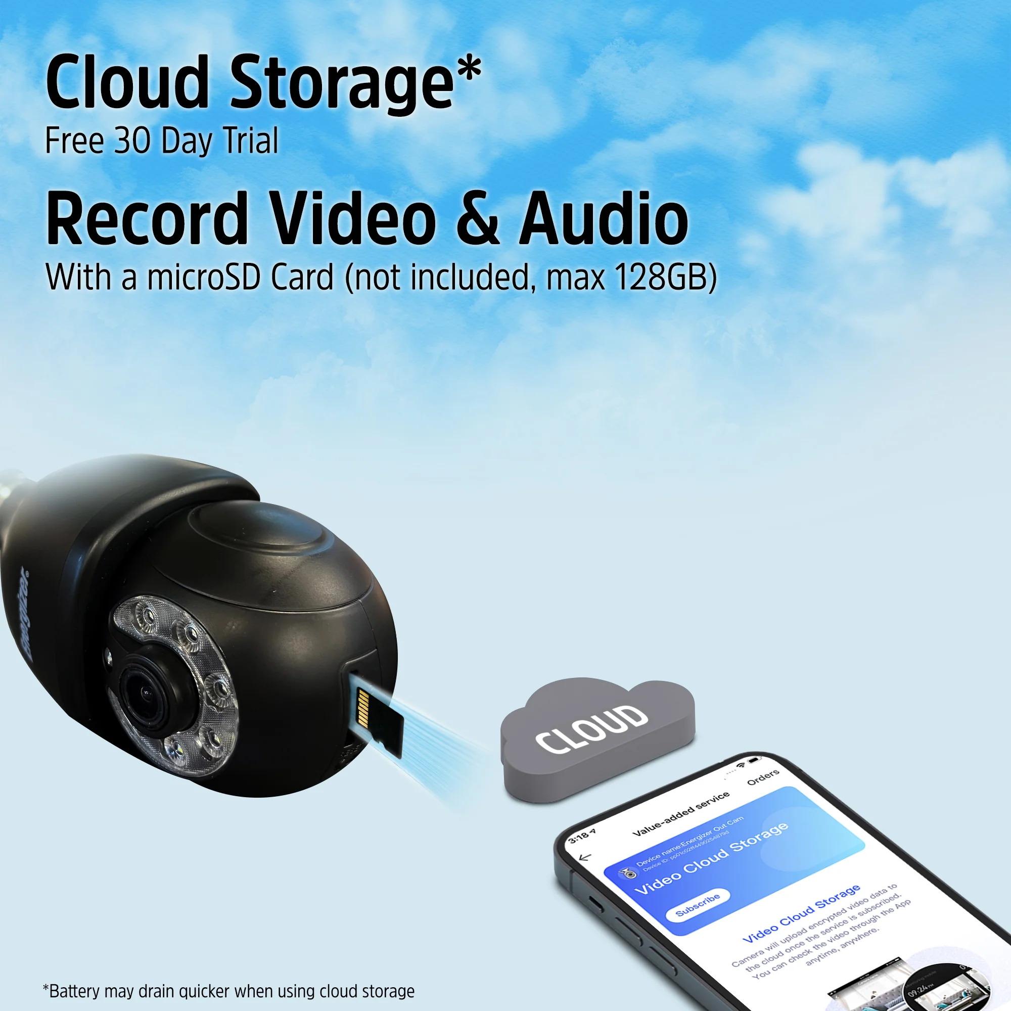 Smart 5GHz 2K Security Auto Tracking P/T Light Bulb Socket Camera - Image 11