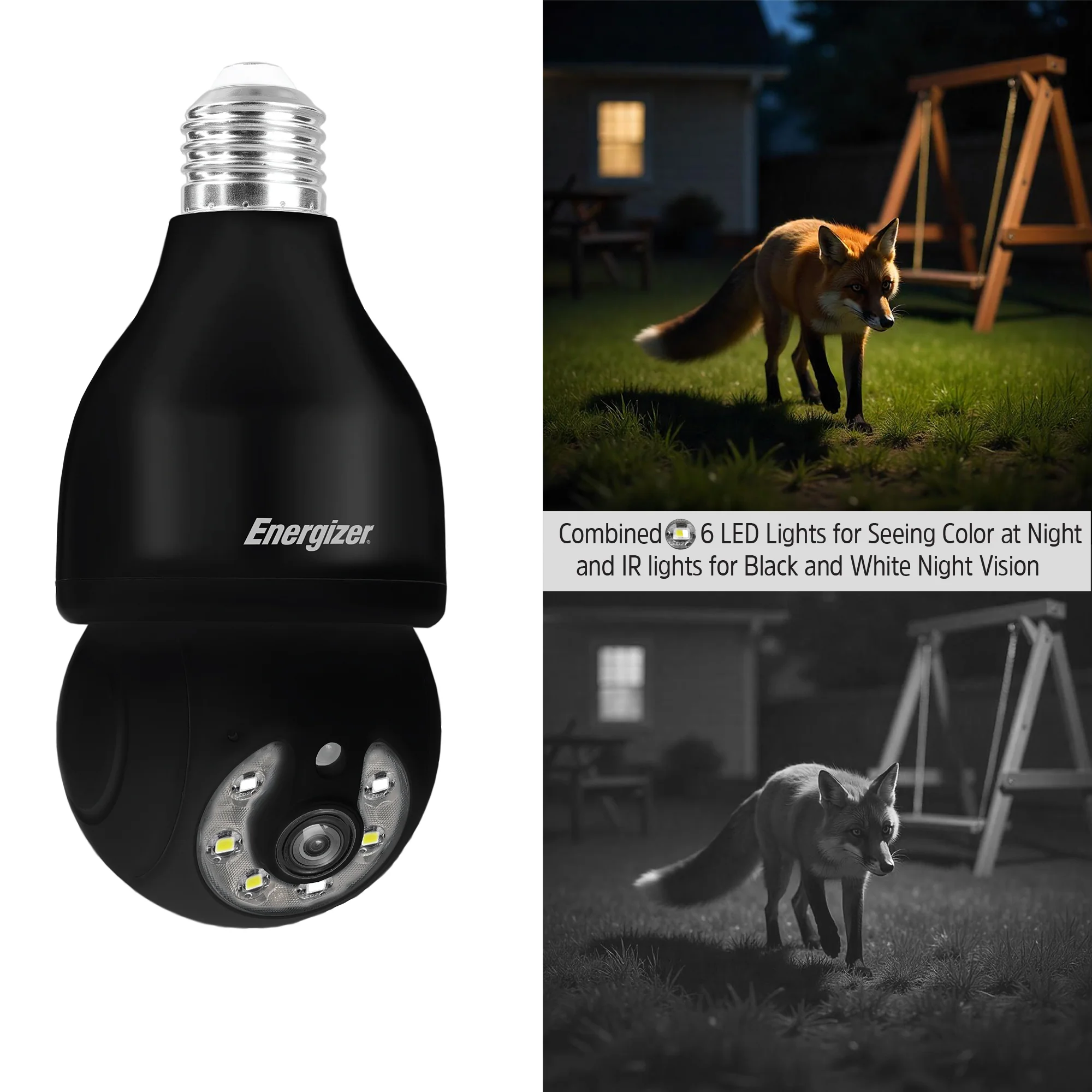 Smart 5GHz 2K Security Auto Tracking P/T Light Bulb Socket Camera - Image 9