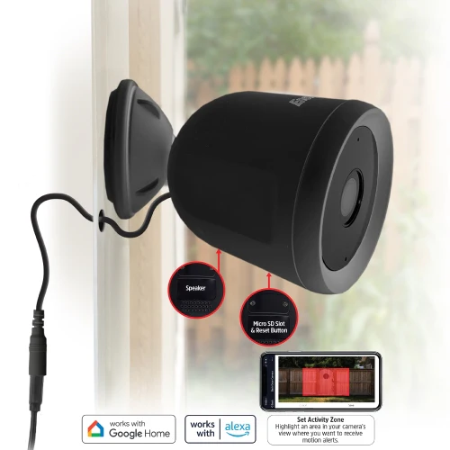 Smart 1080p WiFi Outdoor Wired Camera - Image 3