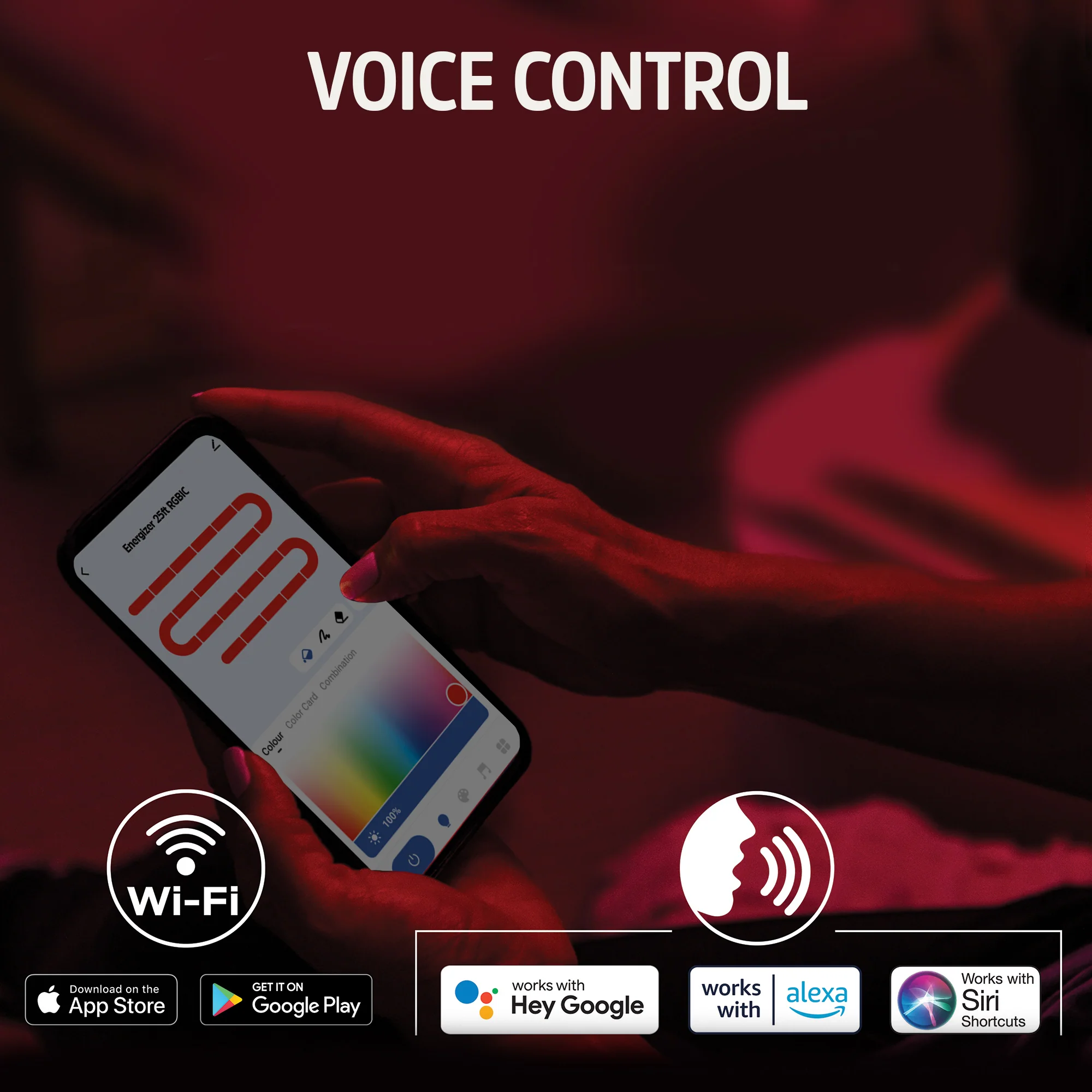 Smart Indoor Color Flow LED Light Strip - Image 4