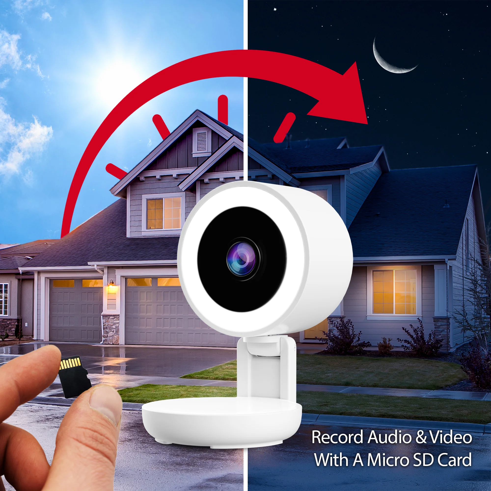 Smart 2K 5G Folding Camera with Light - Image 4