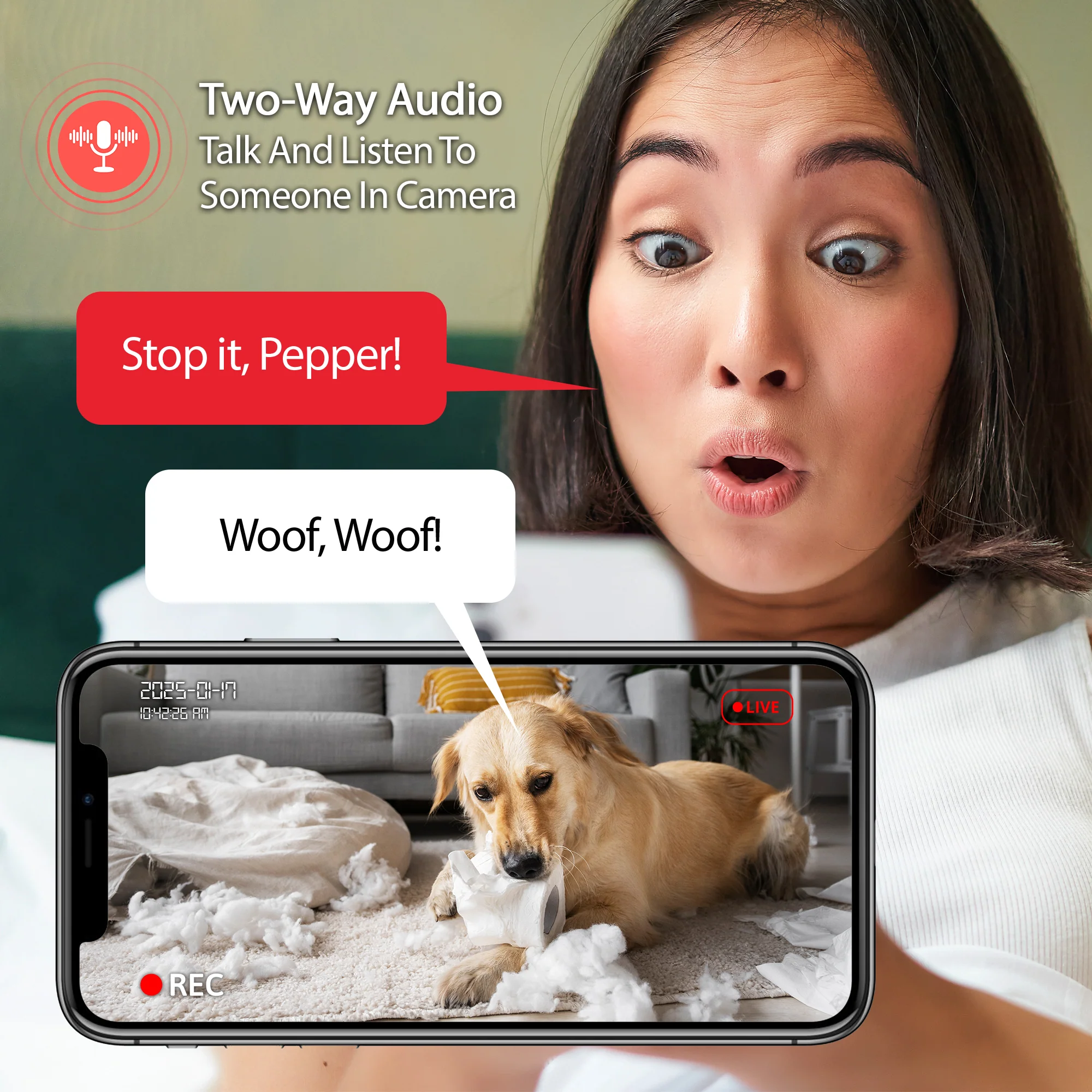 Smart 2K 5G Folding Camera with Light - Image 5