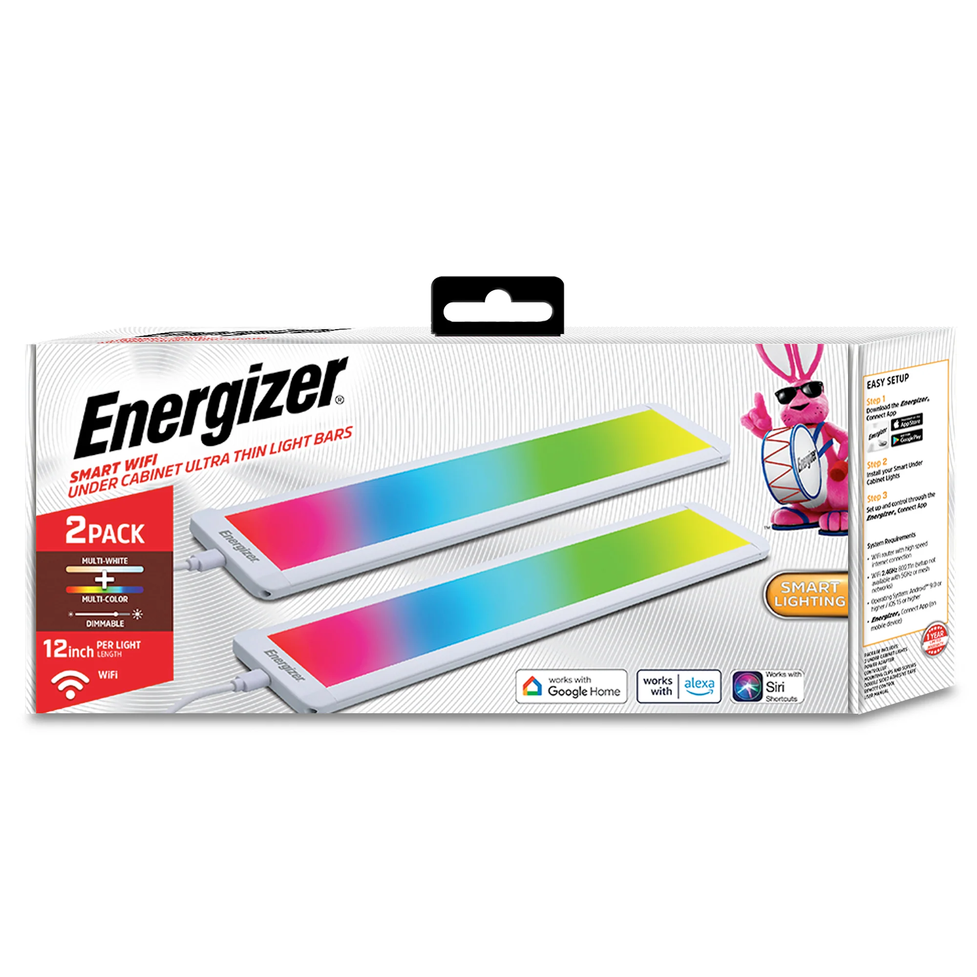 2 Pack Smart Under Cabinet Ultra-Thin Light Bars - Image 5