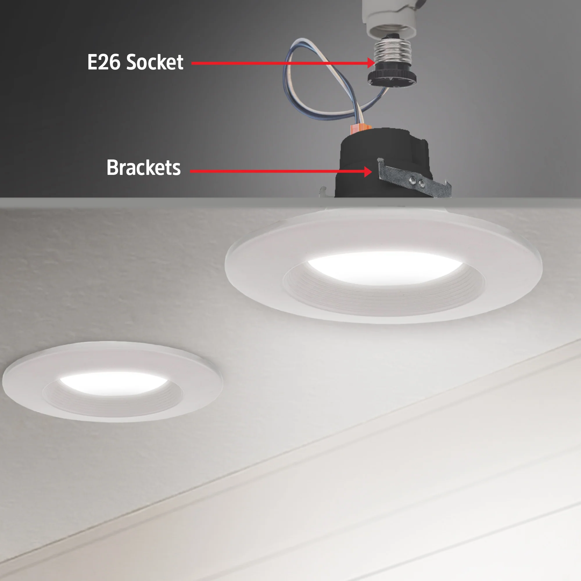 Smart 3/4 inch Multicolor and Multi-White Downlight LED Light Bulb - Image 4