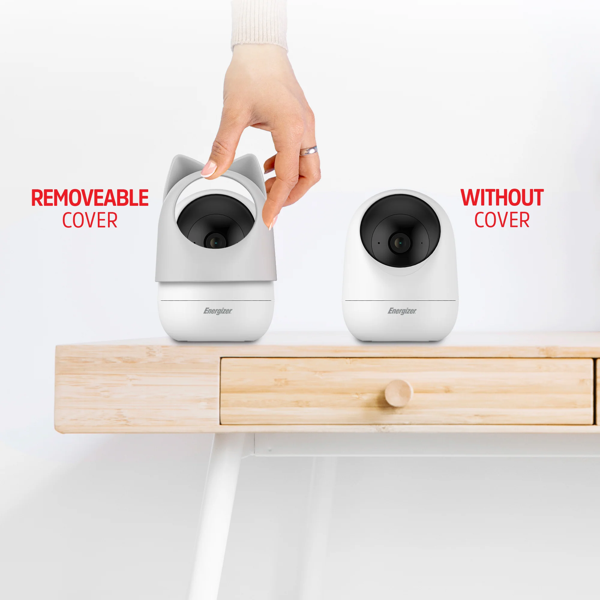 Smart 5GHz 2K Pan and Tilt Baby Camera with Portable Wireless Monitor Screen - Image 4