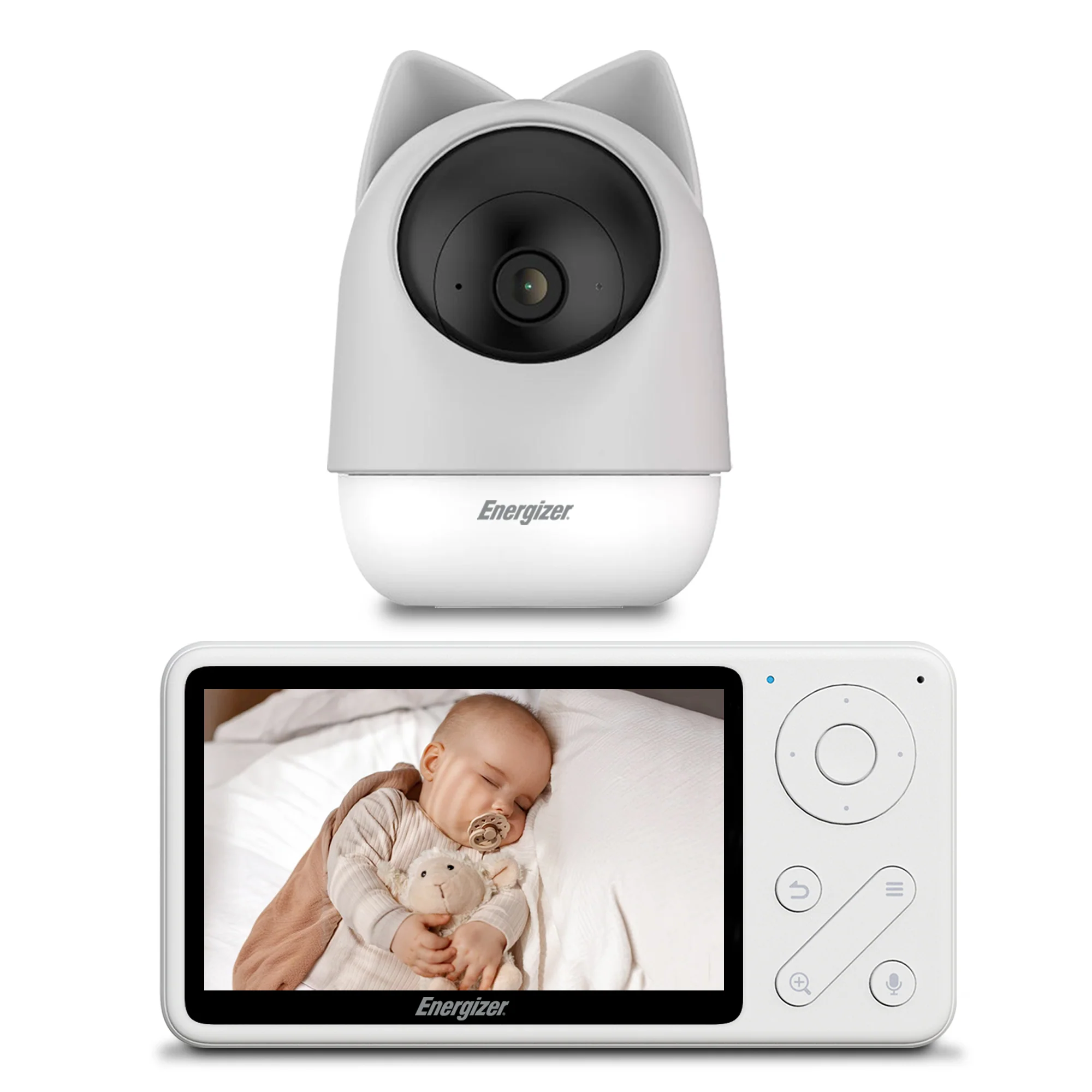 Smart 5GHz 2K Pan and Tilt Baby Camera with Portable Wireless Monitor Screen - Image 6