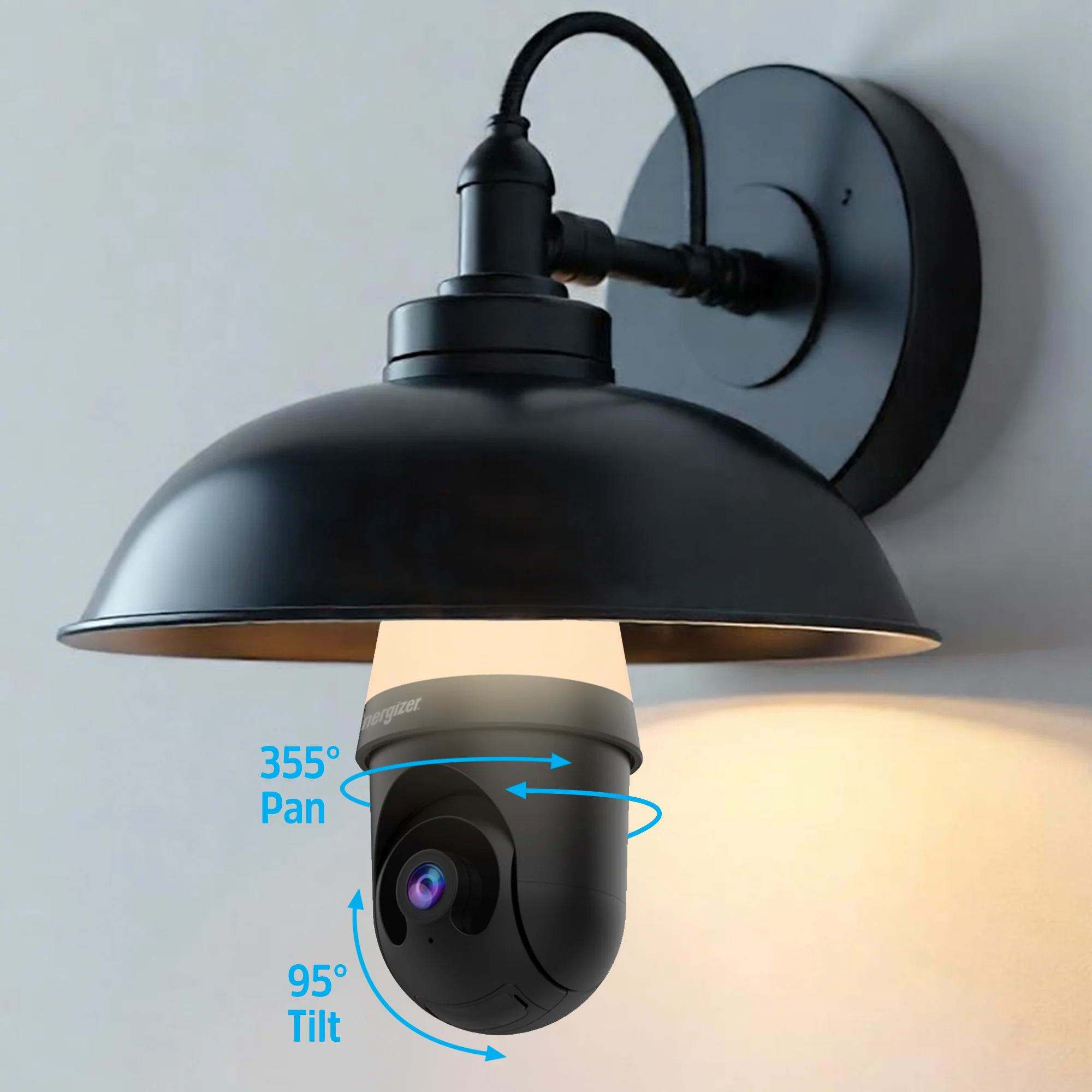 Smart 5GHz 2K Pan and Tilt Camera w/ multi-white 1000 Lumen Lightbulb - Image 12