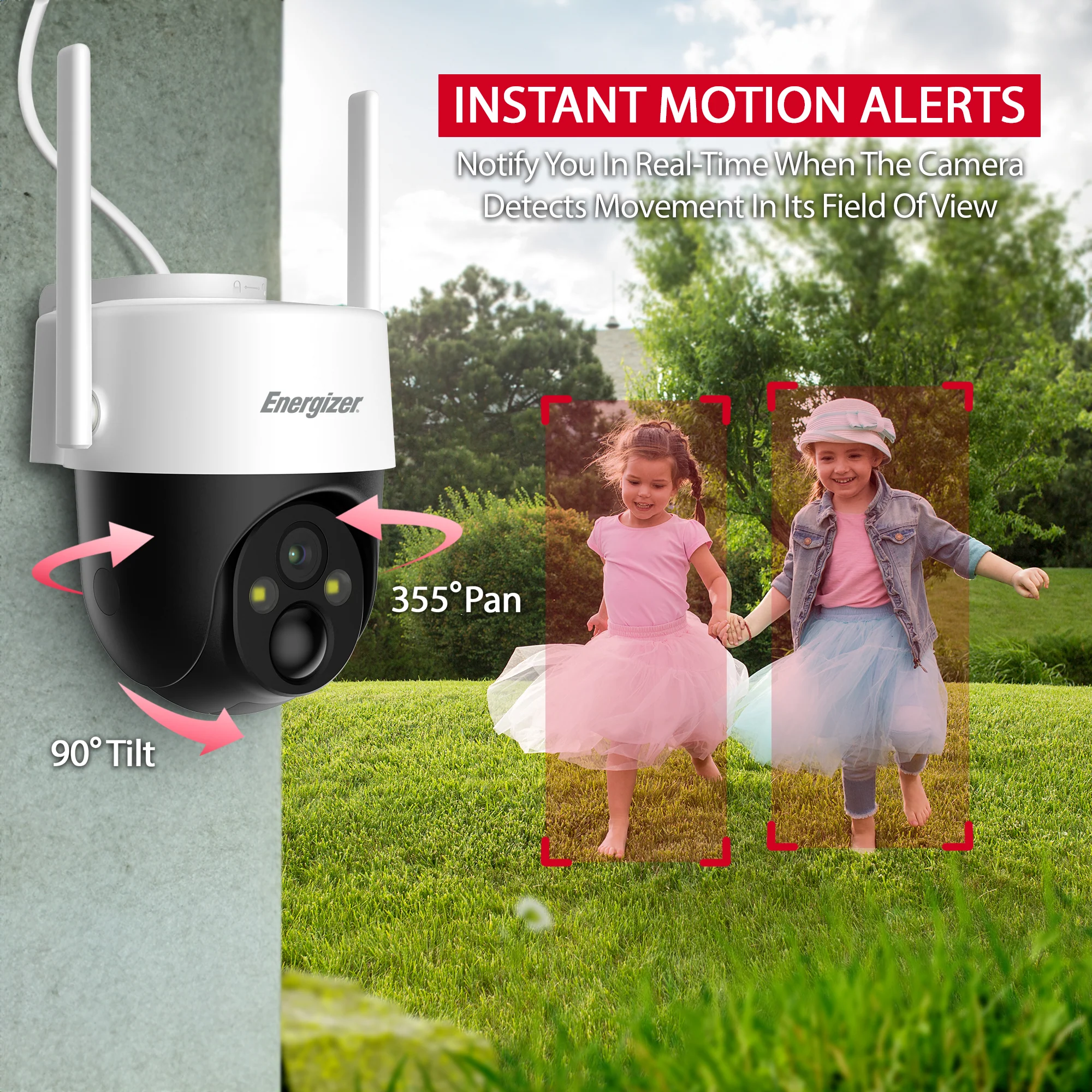 Smart Pan and Tilt Battery Camera with Solar Panel - Image 3