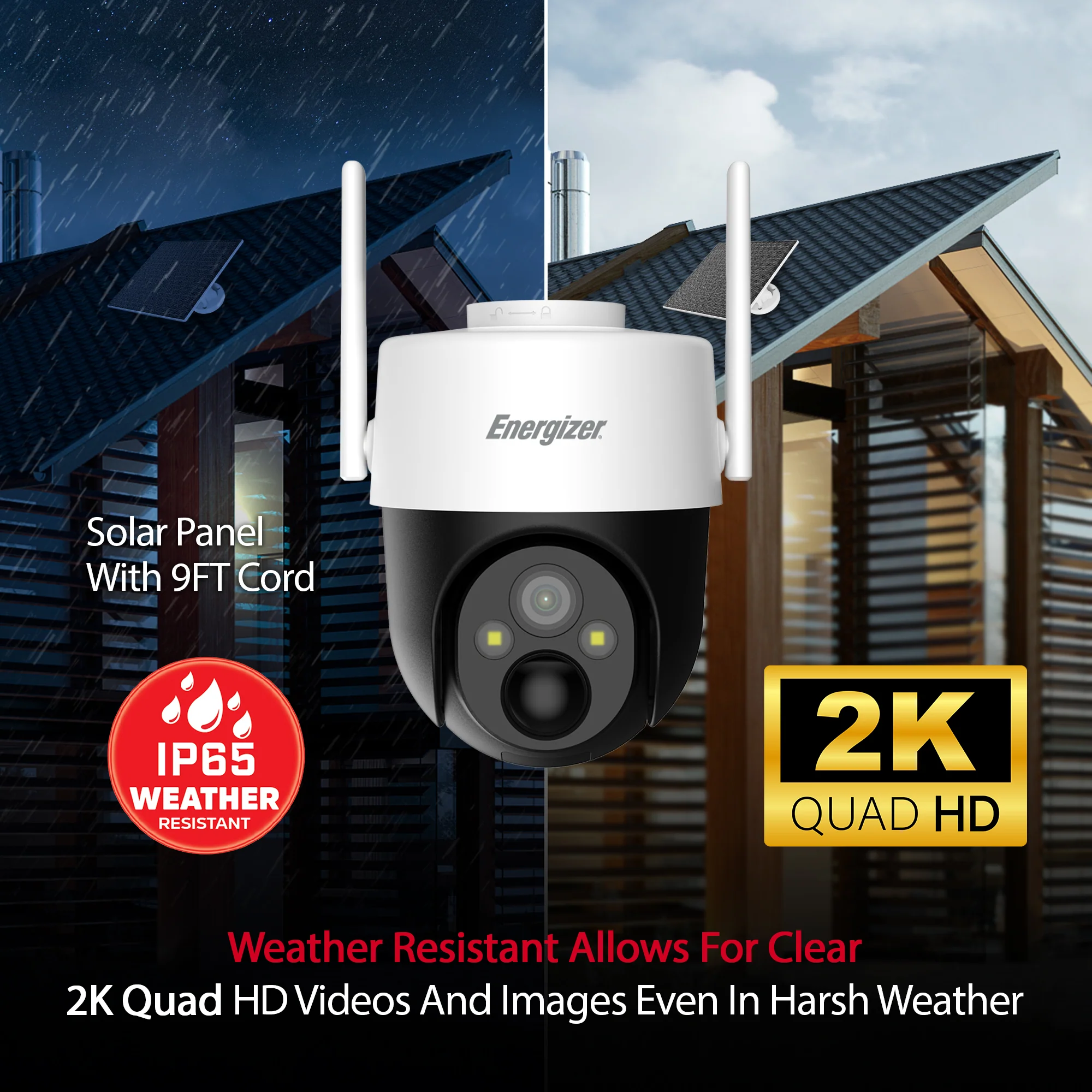 Smart Pan and Tilt Battery Camera with Solar Panel - Image 4