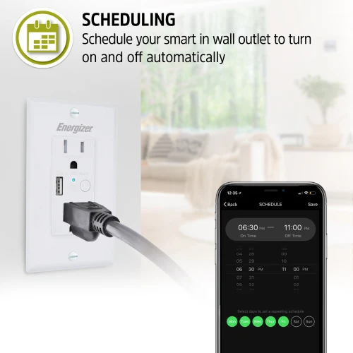Smart in-Wall Outlet with USB Port - Image 10