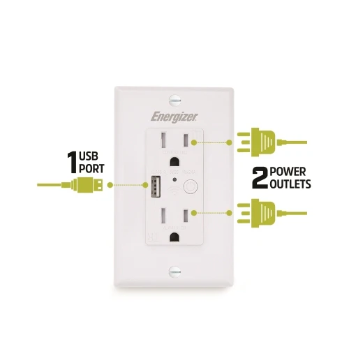 Smart in-Wall Outlet with USB Port - Image 11