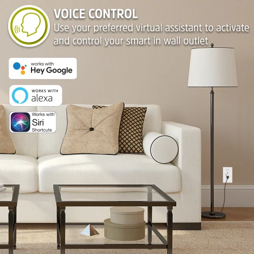 Smart in-Wall Outlet with USB Port - Image 5