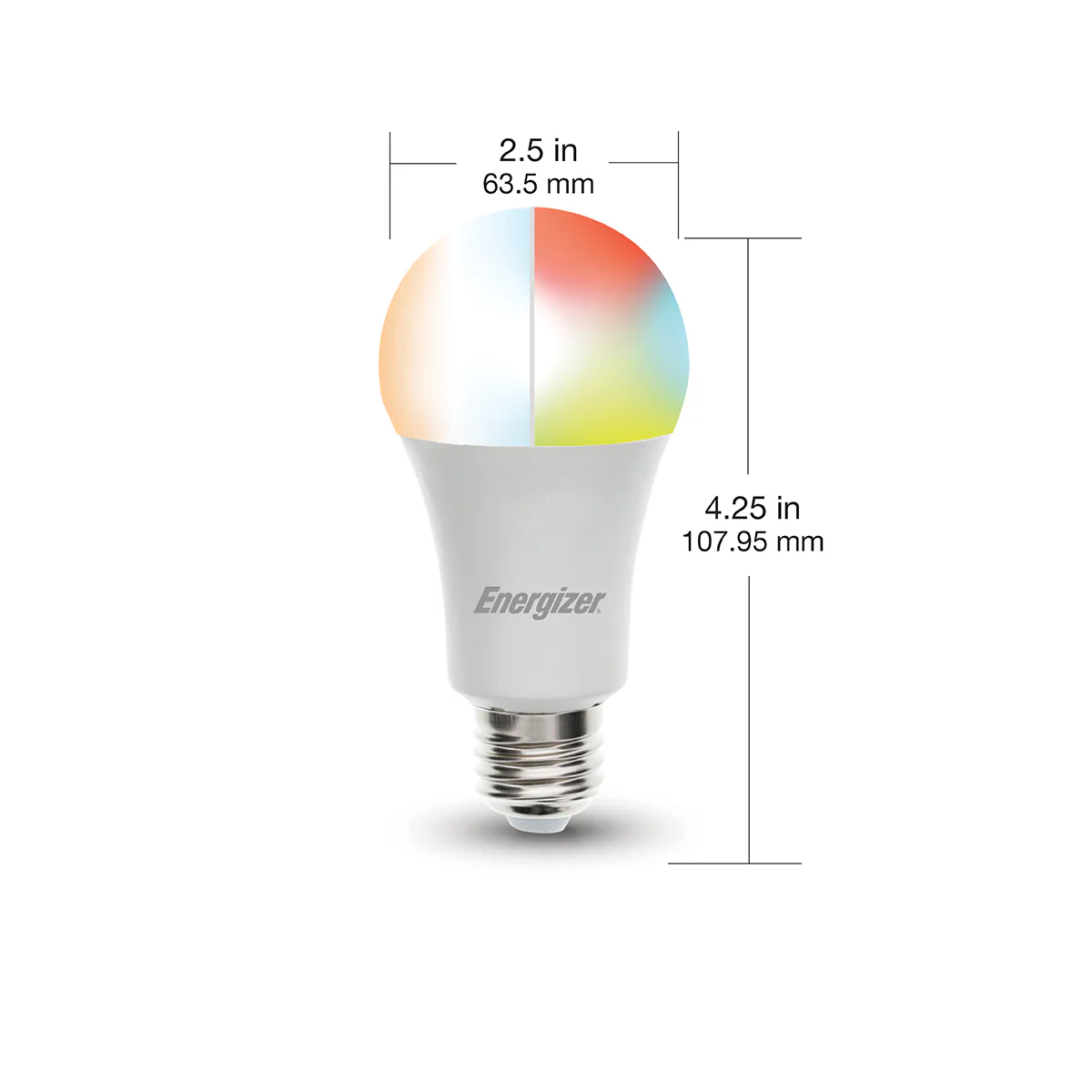 Smart Wifi Multi-Color and Multi-White LED A19/E26 Light Bulb - Image 7