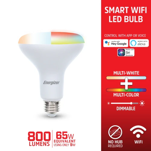 Smart Multicolor and Multi-White BR30 LED Light Bulb - Image 3