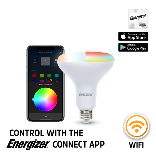Smart Multicolor and Multi-White BR30 LED Light Bulb - Image 4