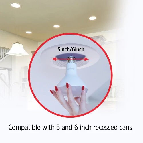 Smart Multicolor and Multi-White BR30 LED Light Bulb - Image 5